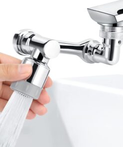 Derece Dönebilen Evye Batarya Genişletici 2 Püskürtme Modlu Lavabo Döner Lavabo Musluğu Genişletici Sıçramaya Dayanıklı Filtre Adaptörü