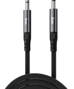 Stereo 3.5mm TRS Jack Örgülü Aux Ses Kablosu 1 Metre