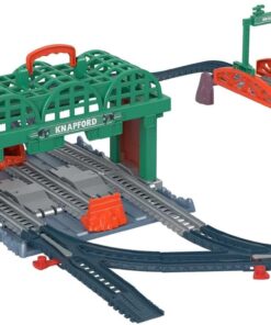 & Friends Thomas Ve Arkadaşları Knapford Istasyonu Tren Seti, 2'Si 1 Arada Pist Oyun Seti Ve Saklama Kutusu, Okul Öncesi Çağdaki 3 Yaş Ve Üzeri Çocuklar Için
