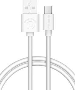 Micro USB Şarj ve Senkronizasyon Kablosu, Beyaz
