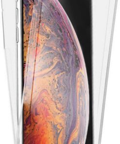 Apple iPhone XS Max (6.5'') Kılıf 6 tarafı tam full koruma 360 Clear Soft Şeffaf