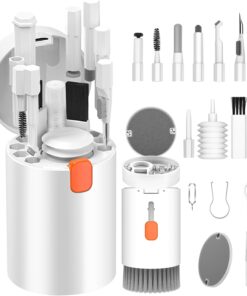 20'si 1 arada klavye temizleme seti, fırçalı, kulaklık temizleme seti, AirPods 1/2/3/Pro için, PC temizleme seti, dizüstü bilgisayar, cep telefonu, klavye, kulaklık, kamera için aksesuar