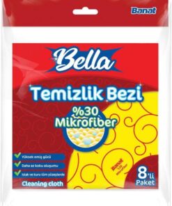 Bella%30 Mikrofiberli Temizlik Bezi 8'Li Paket