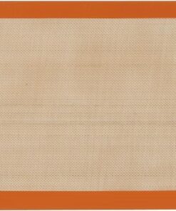 Silikon Yanmaz Yapışmaz Pişirme Matı, Hamur İşi Matı, Yıkanabilen Tekrar Kullanılabilien Yapışmaz Fırın Tepsi Sergisi 30x40 cm