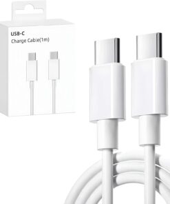USB C Kablosu Esnek USB C - USB C Şarj Kablosu PD 3.0 iPhone 15 Pro Max Galaxy S23 S22 S21 A54 Pixel 7 iPad Pro 12.9 iPad Mini 6/Air 5 vb. ile uyumludur.