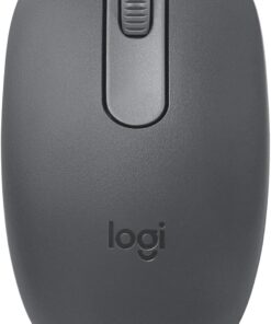 M196 Bluetooth Kablosuz Mouse, Dizüstü Bilgisayarlar, Tabletler ve Daha Fazlası için Kompakt ve Taşınabilir Mouse, 12 Aylık Pil, Akıcı İzleme, PC, Mac, Windows ve macOS ile Uyumlu, Siyah