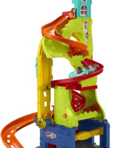 Price Little People Wheelies Şehri Araçları Oyun Seti, 2 Adet Araba Dahil, HBD77, Çok Renkli