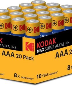Max 20 Adet Alkalin İnce Pil-AAA-Shrink
