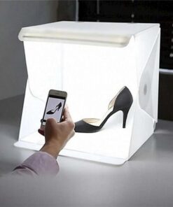 Mini Stüdyo Led Işıklı 20x20 cm Ürün Fotoğraf Çekim Çadırı
