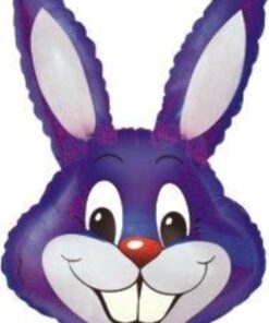 Castle S.s. Rabbit Boy Violet Folyo Balon-10 Adet (40 İNÇ 100 CM)
