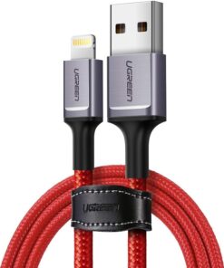 USB to Lightning iPhone Örgülü Data ve Şarj Kablosu 1 Metre