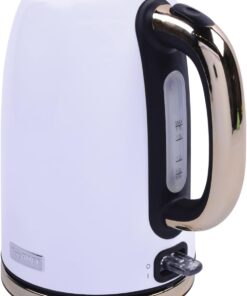 WORLDWIDE Gem Titan 1.7 Litre Parlak Beyaz Gold Su Isıtıcısı