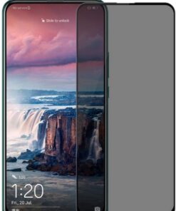 Huawei P Smart Z Privacy 5D Gizlilik Filtreli Cam Ekran Koruyucu Siyah [P Smart Z ile Uyumlu Ekran Koruyucu]