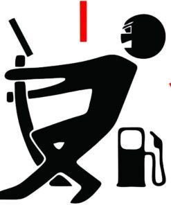 Master Yakıt Göstergesi Depo Sticker Oto Etiket Çıkartma