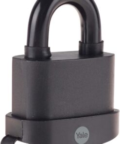 Y220B/71/130/1 - 71mm PVC Kaplamalı Marin Asma Kilit - Yüksek Koruma - Çift Kilitleme - Sertleştirilmiş Çelik Halka - 3 Anahtar