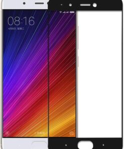 Xiaomi Mi 5S Uyumlu Full Kaplayan Temperli 5D Ekran Koruyucu Cam (Siyah)