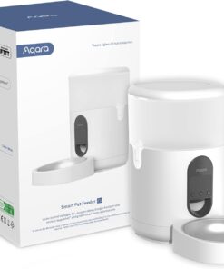 Akıllı yem otomatı C1, AQARA Zigbee 3.0 HUB gerektirir, kediler ve köpekler için, programlanabilir porsiyon kontrolü, Google, Alexa, Siri üzerinden kontrol edilebilir, SmartThings ile çalışır