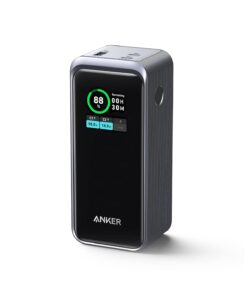 735 Prime, 20.000mAh Powerbank, İki yüksek güçlü USB-C port ve bir USB-A port, Süper Hızlı Şarj ile Ultra Yüksek Kapasiteli Güç Bankası, 200W