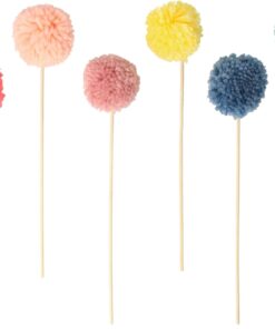 Meri 215884 Multi Pon Ponlu Pasta Süsü, Çok Renkli