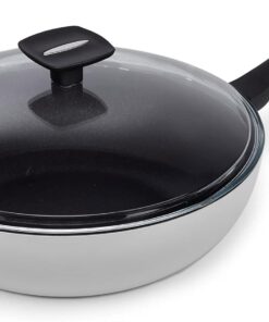 Wok 30 cm + Kapak Mammola İndüksiyon Bozuk Para