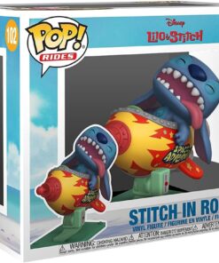 Pop! Rides Super Deluxe: Disney Stitch Rocket - Lilo and Stitch - Vinil Koleksiyon Figürü - Hediye Fikri - Resmi Ticari Ürünler - Çocuklar ve Yetişkinler için Oyuncak - Film Hayranları