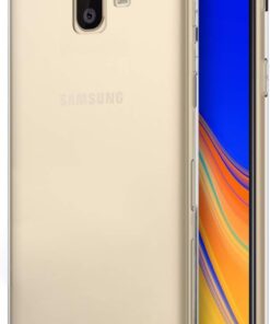 Samsung Galaxy J6 Plus için Kılıf Transparent Soft Beyaz [Galaxy J6 Plus ile Uyumlu Kılıf - Beyaz]