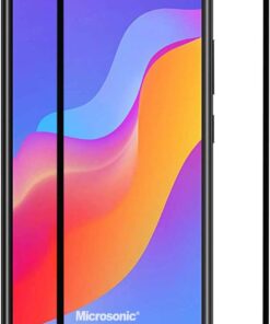 Huawei Y6s 2019 Tam Kaplayan Temperli Cam Ekran Koruyucu Siyah [Y6s 2019 ile Uyumlu Ekran Koruyucu]