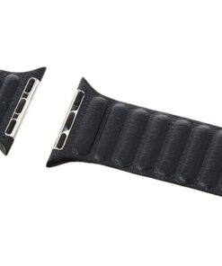 Watch (41 mm) Baklalı Model Deri Kayış, Gece Yarısı - M/L