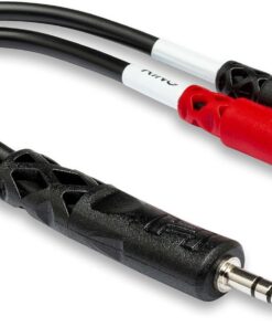 3.5 mm. TRS (M) - Dual 3.5 mm TS (F) Stereo Breakout Kablo (YMM-261)