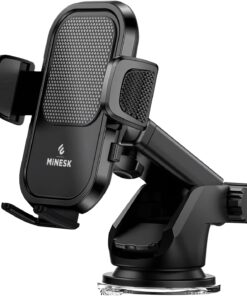 Otomatik Klipsli Araba Telefon Tutucu Cam Ve Torpido için Yüksek Kalite Yapışkan, Ayarlanabilir Yükseklik ve Yakınlık Ergonomik Tasarım Araç Telefon Tutucu