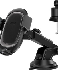 UltraControl Pro Serisi Clamp-Type Araç içi Telefon Tutucu Set Cluster, Siyah