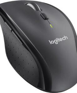 M705 Marathon Kablosuz Mouse, 2,4 GHz USB Alıcı, 1000 DPI, 5 Programlanabilir Tuş, 3 Yıl Pil Ömrü, PC, Mac, Dizüstü Bilgisayar ve Chromebook ile Uyumlu, Siyah