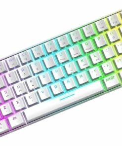 Trol Red Switch Mini Rgb Oyun Klavyesi Gaming Mekanik 62 Tuşlu 18 Rgb Led Usb Tip-c Kablosu Beyaz T60-WhiteRed V-8683140025