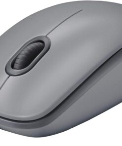 M110 USB Kablolu Sessiz Mouse, Dizüstü Bilgisayar, Notebook, PC ve Mac için Quiet Click teknolojili, USB-A Bağlantılı, Sağ ve Sol Elle Kullanıma Uygun, Gri