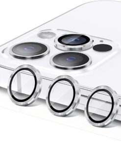 Kamera Lens Koruyucu Kırılmaz Metal çerçeveli Kamera Lens Koruma Gümüş Apple iphone 12 Pro Max ile Uyumlu ürün