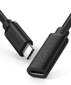 MT01925 Thunderbolt 3 Type-C Erkek to Type-C Dişi Uzatma Kablosu 50 cm