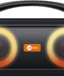 DS152 36W Kablosuz Bluetooth 5.1 Hoparlör - RGB Aydınlatmalı IPX5 Suya Dayanıklı BT/AUX/USB Girişli TWS Stereo Boombox Taşınabilir Hoparlör