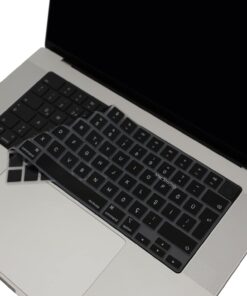Macbook Pro Air M1-M2-M3 Klavye Koruyucu (Türkçe Q) A2681 A3113, A2941 A3114, A2442 A2779 A2992 A2918, A2485 A2780 A2991 ile Uyumlu Siyah