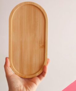Bambu Yağdanlık Altlığı - Sabunluk Standı - Çok Amaçlı Sunumluk