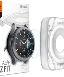 Galaxy Watch 4 Classic (42mm) / Galaxy Watch 3 (41mm) Cam Ekran Koruyucu Kolay Kurulum Glas.tR EZ Fit Slim HD (2 Adet) - AGL03747