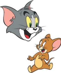 Master Tom Ve Jerry Head Araba Sticker Motor Bisiklet Laptop Sticker Etiket Çıkartma Araba Kamyon Motosiklet 15 X 7,5 Cm