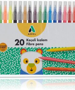 Keçeli Kalem, 20 Renk
