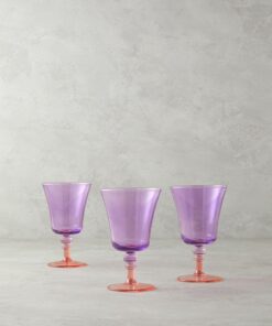 Home Berry Cam 3'Lü Cup 280 Ml Pembe - Turuncu