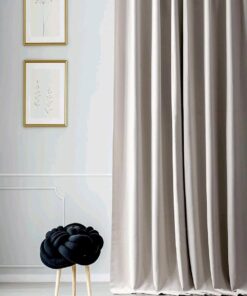 Depo Home Taç Karartma Blackout Pilesiz Fon Perde Tek Kanat Koyu Taş BLCKOYUTAS001, Koyu Taş, 100 x 250