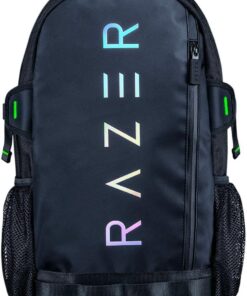 Rogue V3 Sırt Çantası (13,3 inç) - Kompakt seyahat çantası (15 inç'e kadar dizüstü bilgisayar bölmesi, aşınmaya dayanıklı, polyester dış kılıf) siyah/krom