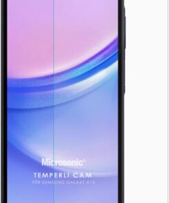 Samsung Galaxy A15 Tempered Glass Cam Ekran Koruyucu [Galaxy A15 ile Uyumlu Ekran Koruyucu - Şeffaf]