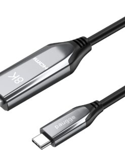 - USB C to HDMI 2.1 Kablo - Thunderbolt 4/3 Uyumlu, HDCP2.3/HDR/DSC, 8K 60Hz, 8K 30Hz, 4K 144Hz, 4K 120Hz, 4K 60Hz, 2 Metre (CHD21-PRO)