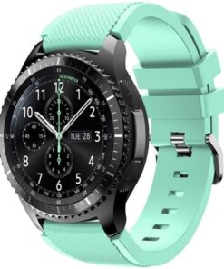Kordon Kayış Silikon Tırtıklı Su Yeşil watch GT2 Pro GT 2e GT 42m GT 46m GT2 46m GT2 42m Watch 2 Honor Watch 2 42m Watch SE GS PRO Magic Watch2 46m Magicwatch 1 watch Dream ile Uyumlu ürün