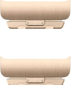 Watch Band - 46 mm Baklalı Model Altın Rengi Bilezik Kiti