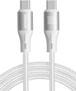 SA25-CC5 Işık Hızı Serisi 100W Hızlı Şarj Veri Kablosu (Tip-C - Tip-C) 1.2m-Beyaz